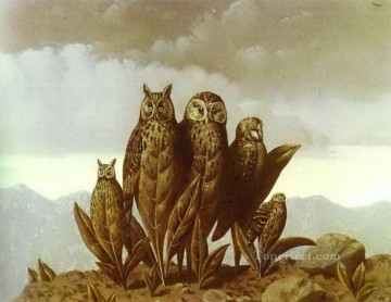  1942 Oil Painting - companions of fear 1942 Surrealism